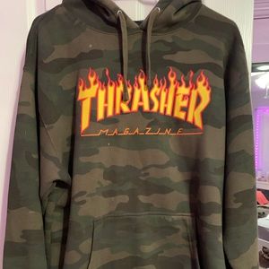Thrasher hoodie camo